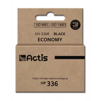 Wkład atramentowy ACTIS KH-336R kompatybilny z HP, czarny tusz pigmentowy, 9 ml, standardowa wydajność, pojedyncze opakowanie