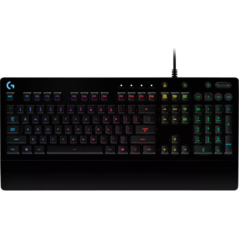 Logitech G Prodigy G213 - Klawiatura gamingowa - Podświetlenie - Układ węgierski (920-010739)