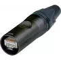 Neutrik RJ45 etherCON CAT6 A Connector Plug, prosty Pole: 8P8C NE8MX6-B Czarny NE8MX6-B 1 szt. (NE8MX6-B)