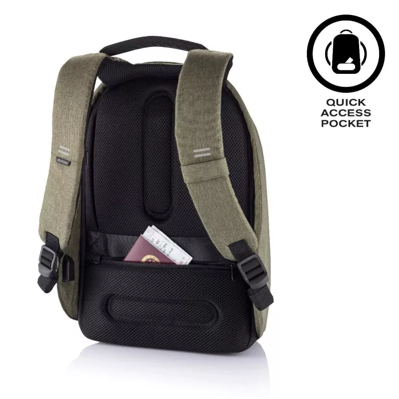 Plecak XD-Design Bobby Hero Small Casualny zielony ze skóry PU