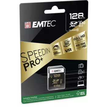 Karta pamięci flash Emtec 128 GB UHS-II SpeedIN PRO+