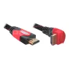 Kabel HDMI DeLOCK 3m HDMI Type A Standard Czarny Czerwony