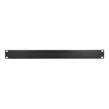 Panel maskujący do szafy rack Extralink Front Blank Panel 1U 19 cali czarny, obudowa stalowa
