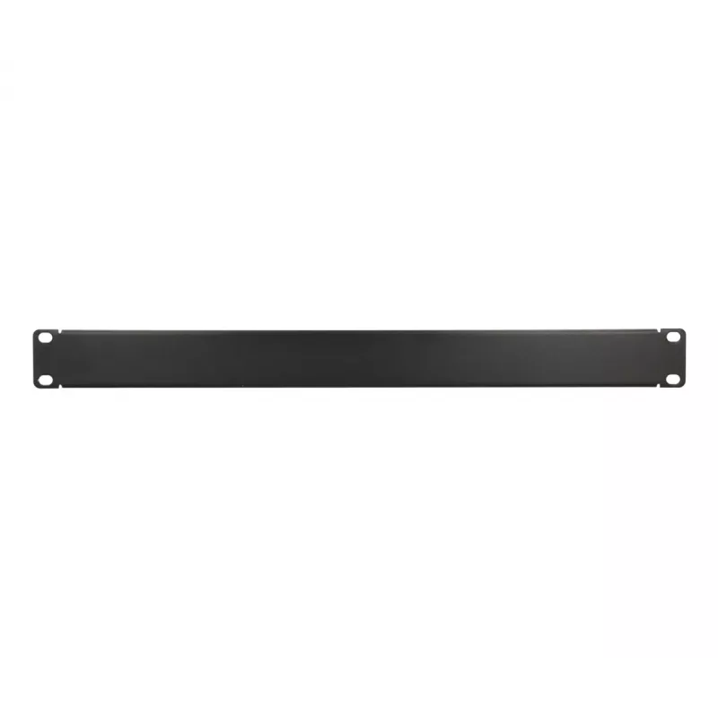 Panel maskujący do szafy rack Extralink Front Blank Panel 1U 19 cali czarny, obudowa stalowa