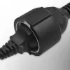 Zasilacz przejściowy QOLTEC 53906 IEC 320 C14 na SCHUKO 16A 250V