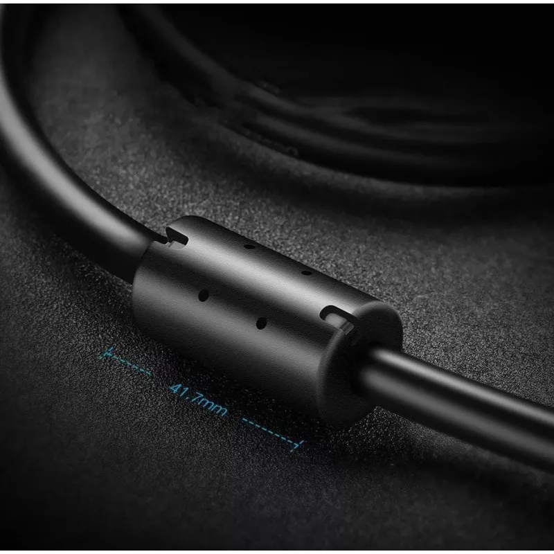 Kabel USB UGREEN US132 Mini-USB 1 m — czarny, 480 Mbit/s, szybkie ładowanie
