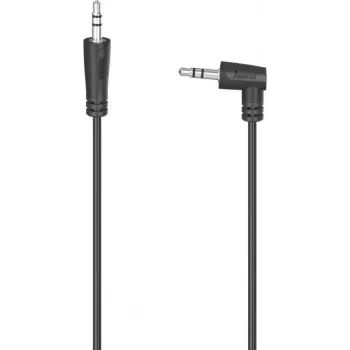 Kabel audio Hama 00200722 0,5 m 3,5 mm męski do męskiego czarny