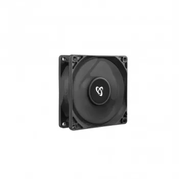 SBOX CF-80/R 80mm Wentylator Obudowy - Czarny