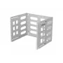 Naścienny rack 19 cali LANBERG 8U, głębokość 497×400/240 mm, szary