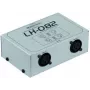 Stereo line isolator rack 19 inch Omnitronic LH-082 2-channel