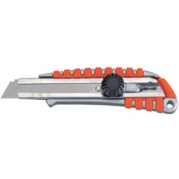 MAUL Cutter Professional Plus, 18 mm, gumowana strefa chwytu, ostrze ze stali nierdzewnej (77618-09)