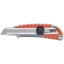 MAUL Cutter Professional Plus, 18 mm, gumowana strefa chwytu, ostrze ze stali nierdzewnej (77618-09)