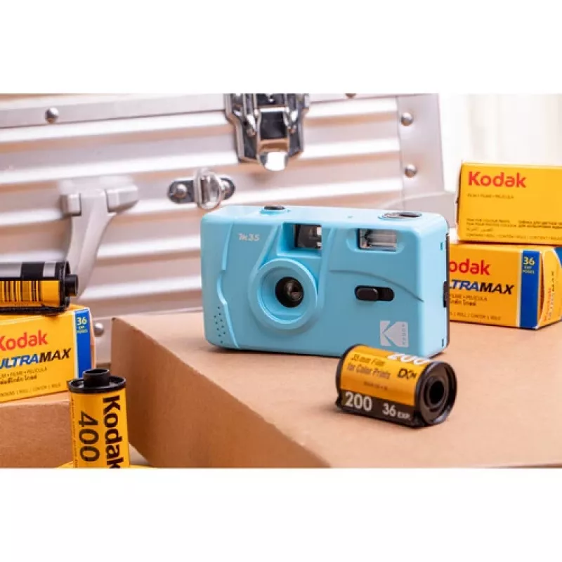 Kodak M35 Kompaktowy Aparat Filmowy 35 mm Niebieski (117061)