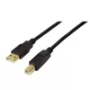 Kabel USB LogiLink UA0264 USB 2.0 10 m USB A USB B Czarny