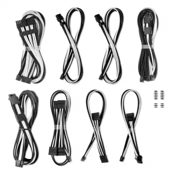Zestaw CableMod Dual StealthSense do Corsair RMi/RMx biały 16-pin (2× kable)