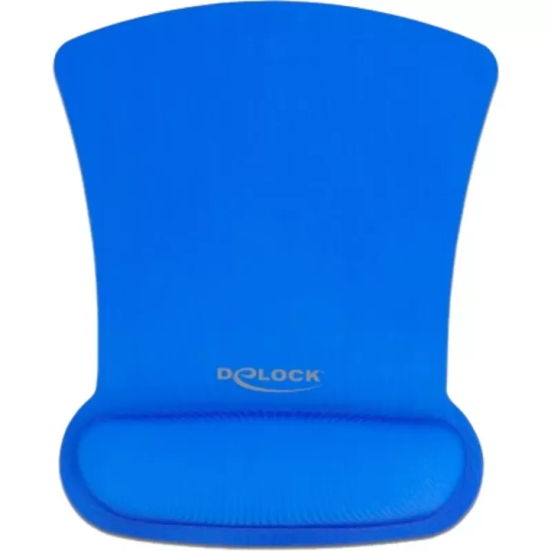 Delock Ergonomisches Mauspad mit Handballenauflage blau 255 x 207 mm (12699)