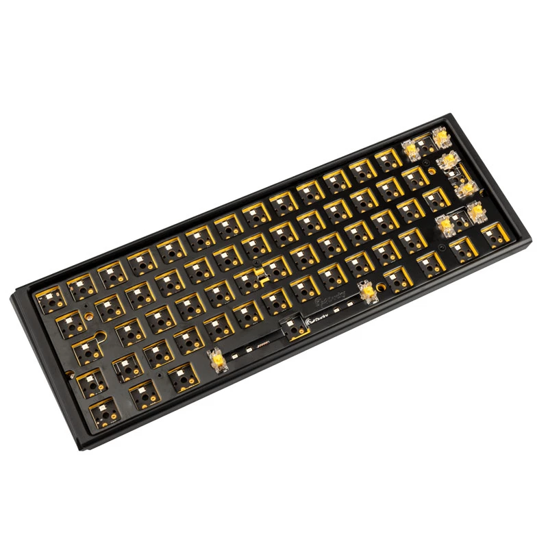 Klawiatura Ducky One 3 Hot-Swap Barebone Mini Gaming USB US English Czarny