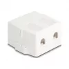 Ramka snap-in DeLOCK 85843 Plastik Biały 545x573x324 mm