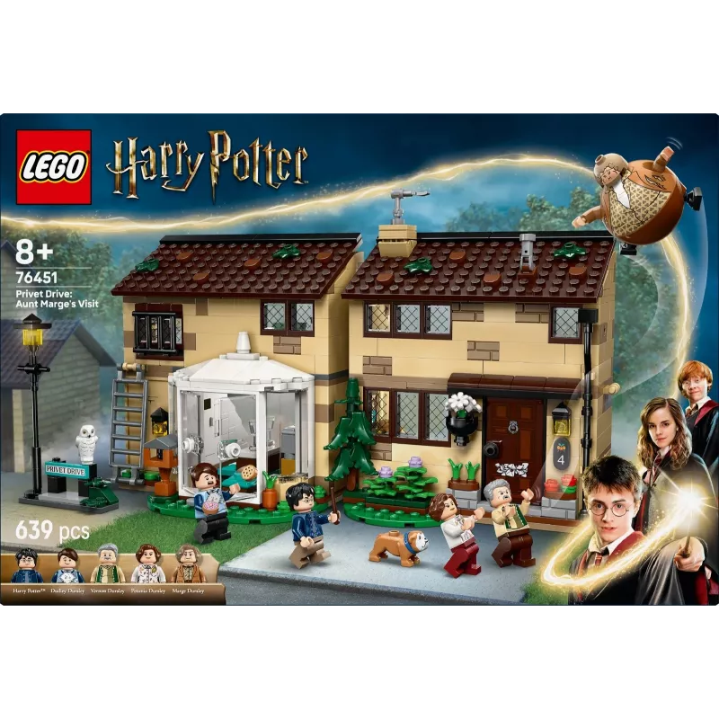 LEGO HARRY POTTER 76451 Privet Drive: Wizyta cioci Marge