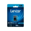 Karta pamięci SDXC Lexar 128GB UHS-I 800xPRO Class 10 U3 V30 — 150 MB/s odczyt, 45 MB/s zapis, czarna