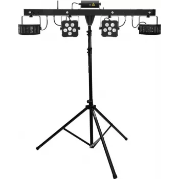 Zestaw LED Laser Bar EUROLITE KLS PRO FX z podstawami głośnikowymi M-4