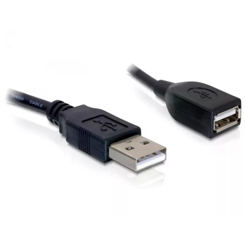 Przedłużacz USB 2.0 DeLOCK 82457 0,15 m Czarny