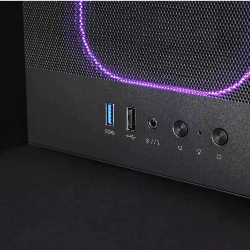 Obudowa PC TACENS MARS MC-NEBULA Midi Tower z hartowanym szkłem, cztery wentylatory 120 mm aRGB, obsługa ATX, GPU do 30,2 cm