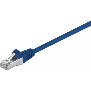 Wentronic 73072 0.5m Cat5e F/UTP (FTP) niebieski kabel sieciowy (73072)