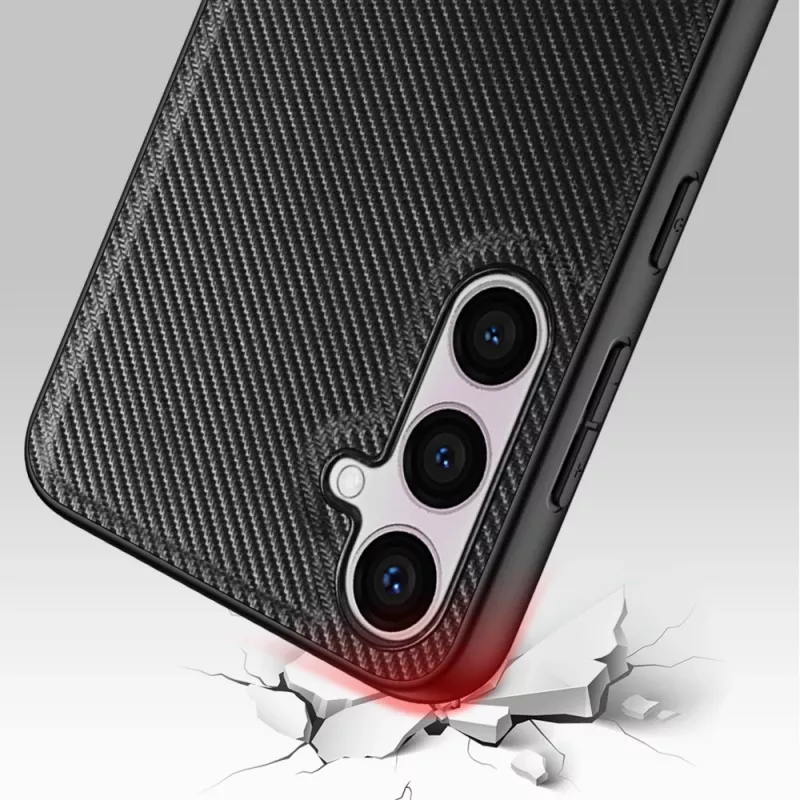Cover nevox StyleShell NYLO Samsung Galaxy S25+ 6.8 cala Czarny