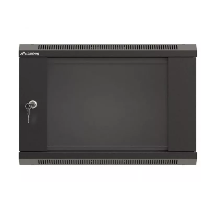 Szafa wisząca LANBERG WF03-5306-10B 6U, 60 kg, zamek na klucz, czarna
