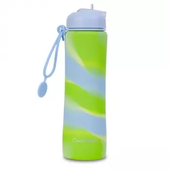 Butelka sportowa na wodę cool pack silikonowa Z14770 600 ml dziewczęca niebieska
