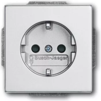 BUSCH JAEGER 2013-0-5272 - CEE 7/3 - 2P+E - Srebrny - 250 V - 16 A - 63 mm