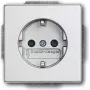 BUSCH JAEGER 2013-0-5272 - CEE 7/3 - 2P+E - Srebrny - 250 V - 16 A - 63 mm