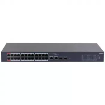 Przełącznik sieciowy Dahua Technology DH-CS4226-24ET-375 Zarządzalny L2 Gigabit Ethernet (10/100/1000) Power over Ethernet (PoE) Czarny