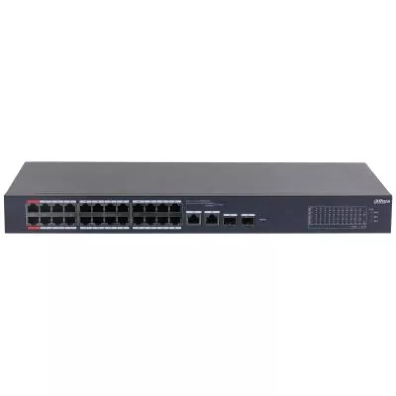 Przełącznik sieciowy Dahua Technology DH-CS4226-24ET-375 Zarządzalny L2 Gigabit Ethernet (10/100/1000) Power over Ethernet (PoE) Czarny