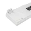 Klawiatura White Shark RONIN Biała USB QWERTY 68 klawiszy LED