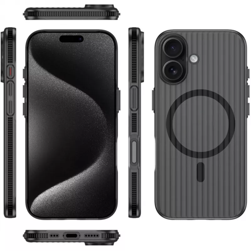 Etui 4smarts 541639 do iPhone 17 16 cm (6,3 cala) czarne przezroczyste