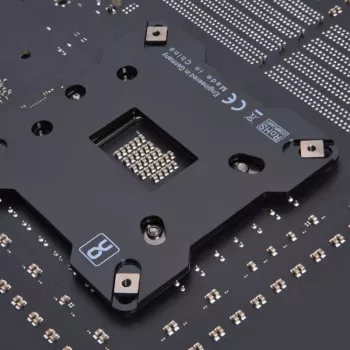 Backplate Alphacool 13071 ze stali nierdzewnej czarny 90 mm