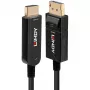 Kabel Lindy 10m światłowodowy hybrydowy DisplayPort 1.2 do HDMI 18G