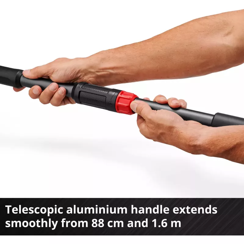 Nożyce do gałęzi EINHELL GP-LS 18/28 Li T BL-Solo — bezprzewodowe teleskopowe nożyce boczne, 18 V, zdolność cięcia 2,8 cm, aluminiowa rączka