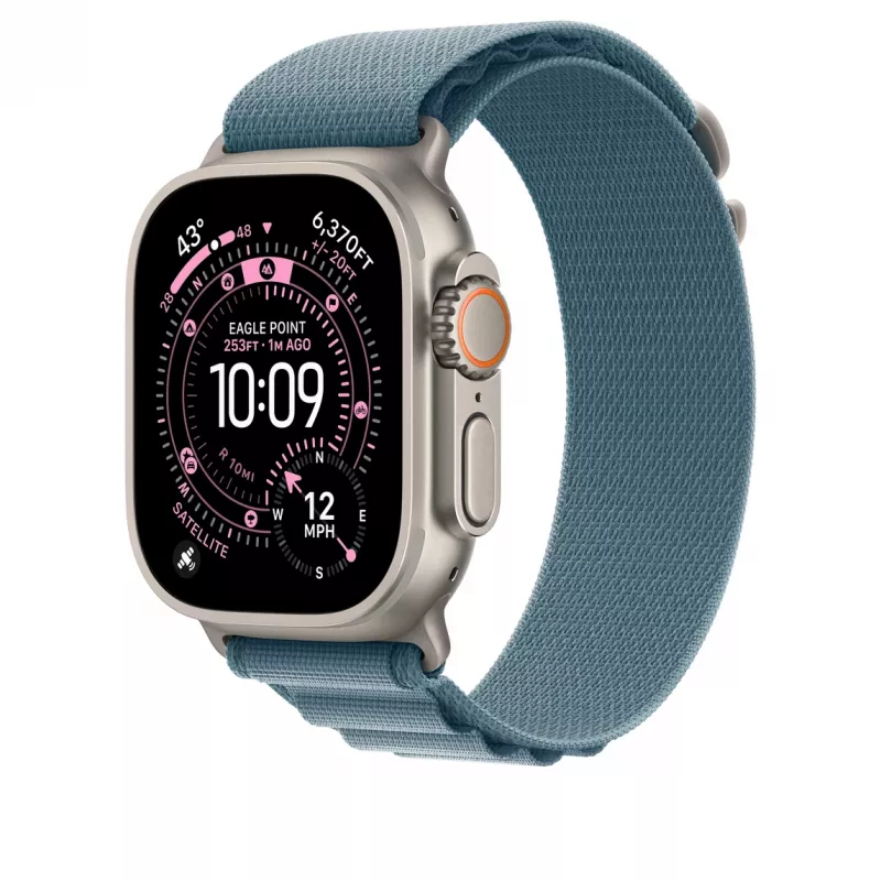 Opaska Apple MFTH4ZM/A akcesoria do smartwatchy niebieski Titanium