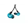 Shure AONIC 215 - słuchawki douszne z pojedynczym przetwornikiem i kablem 3,5 mm (niebieskie)