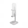 DeLOCK Smartphone and Tablet Telescopic Stand with Storage srebrny biały