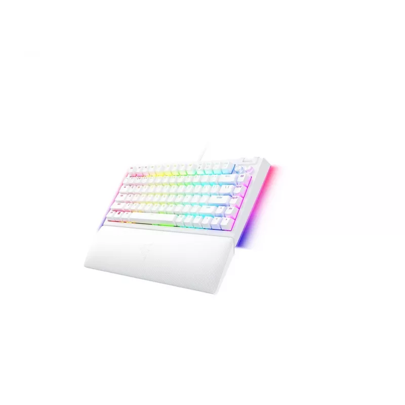 Mechaniczna klawiatura gamingowa Razer CzarnyWidow V4 75% USB QWERTY US English biała