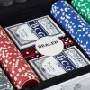 Extralink Zestaw do Pokera Premium 300 Żetonów 2 Talie i Kości w walizce
