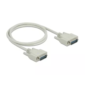 Kabel szeregowy DeLOCK 85975 Beżowy 1 m Sub-D15