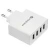 ładowarka sieciowa everActive SC400 z 4 portami USB, łączny prąd wyjściowy 5 A, biała
