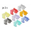 Zacisk kablowy DeLOCK 86420 RJ45 Wielokolorowy 16 szt.