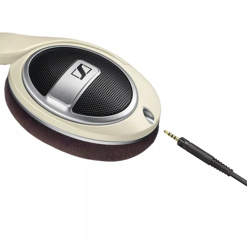 Słuchawki Sennheiser HD 599 — przewodowe wokółuszne, 50 Ω, 12–38500 Hz, kabel 1,2 m, kość słoniowa