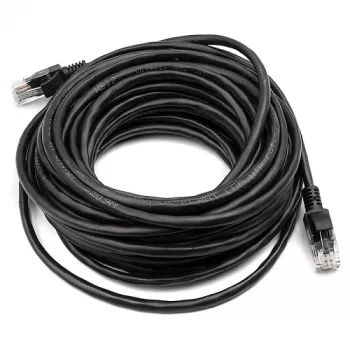 Kabel Cat5E UTP, 10m, Czarny